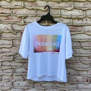 “Polaroid” White T-Shirt